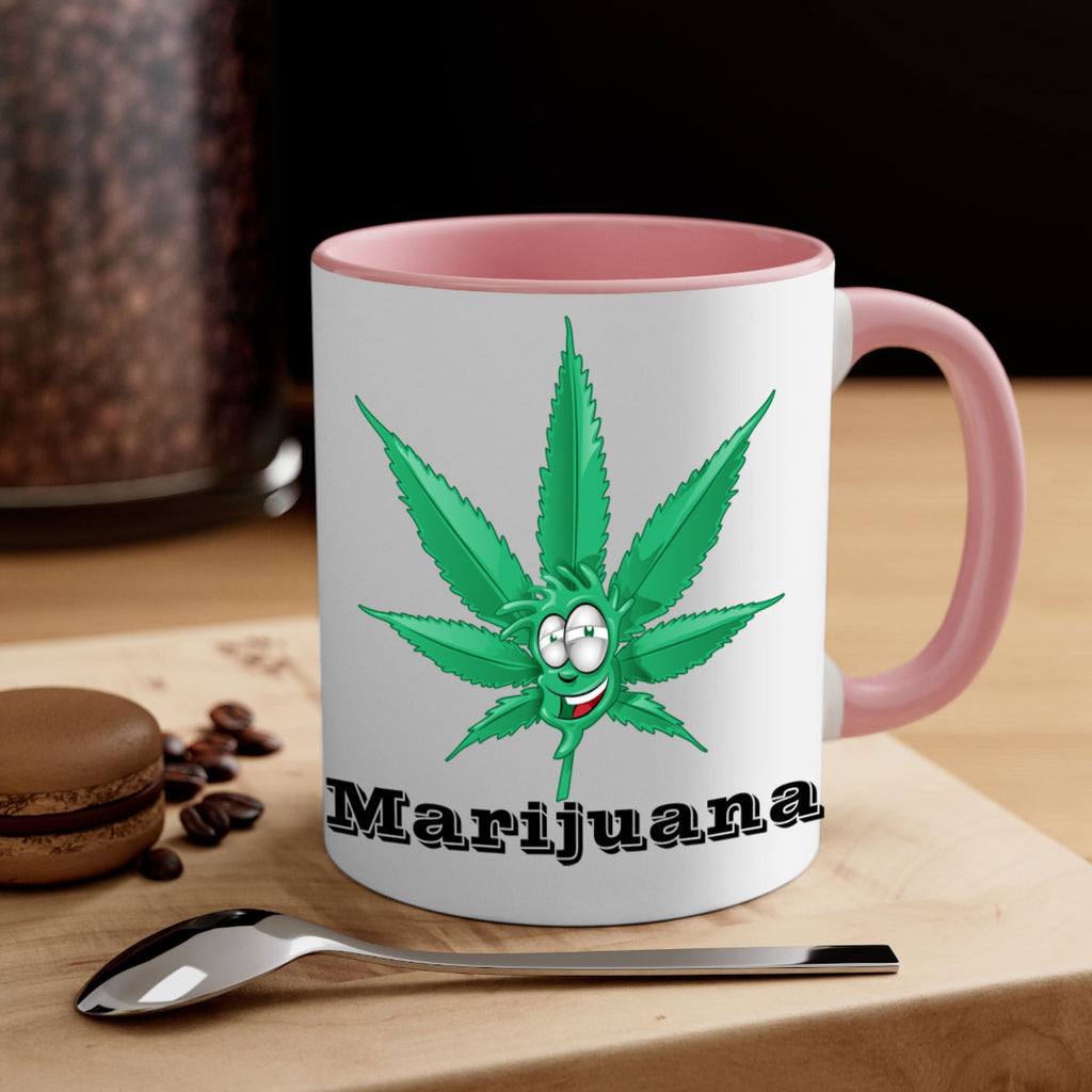 marijuana happy face 199#- marijuana-Mug / Coffee Cup