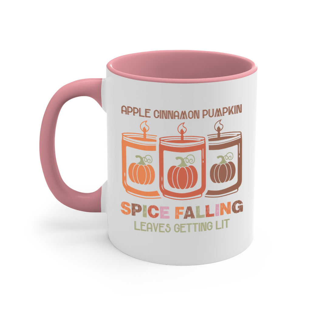 Apple Cinnamon Pumpkin Spice Falling Leaves Getting Lit 11#- fall-Mug / Coffee Cup