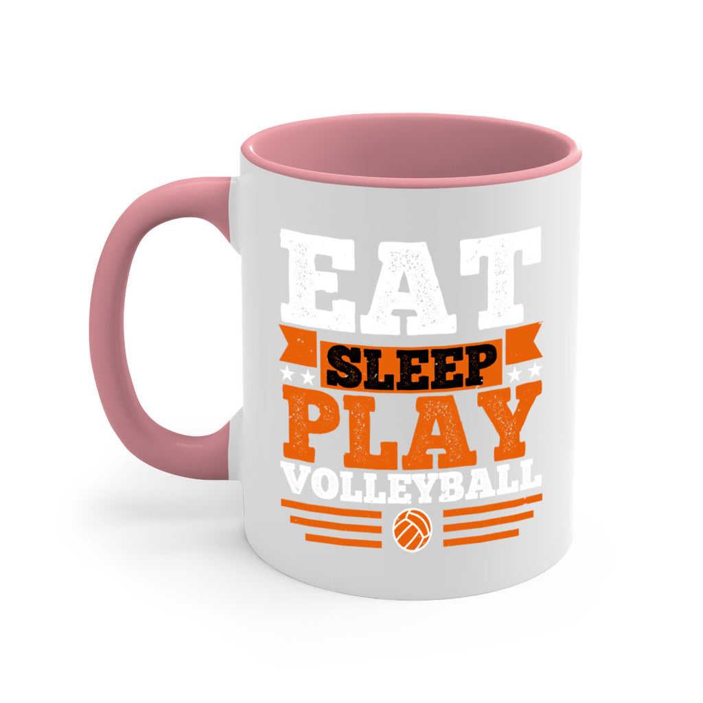 Eat sleep play volleyball 2340#- basketball-Mug / Coffee Cup