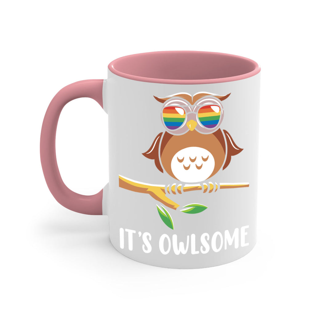 Funny Owl Gift Im Owlsome A TurtleRabbit 7#- owl-Mug / Coffee Cup