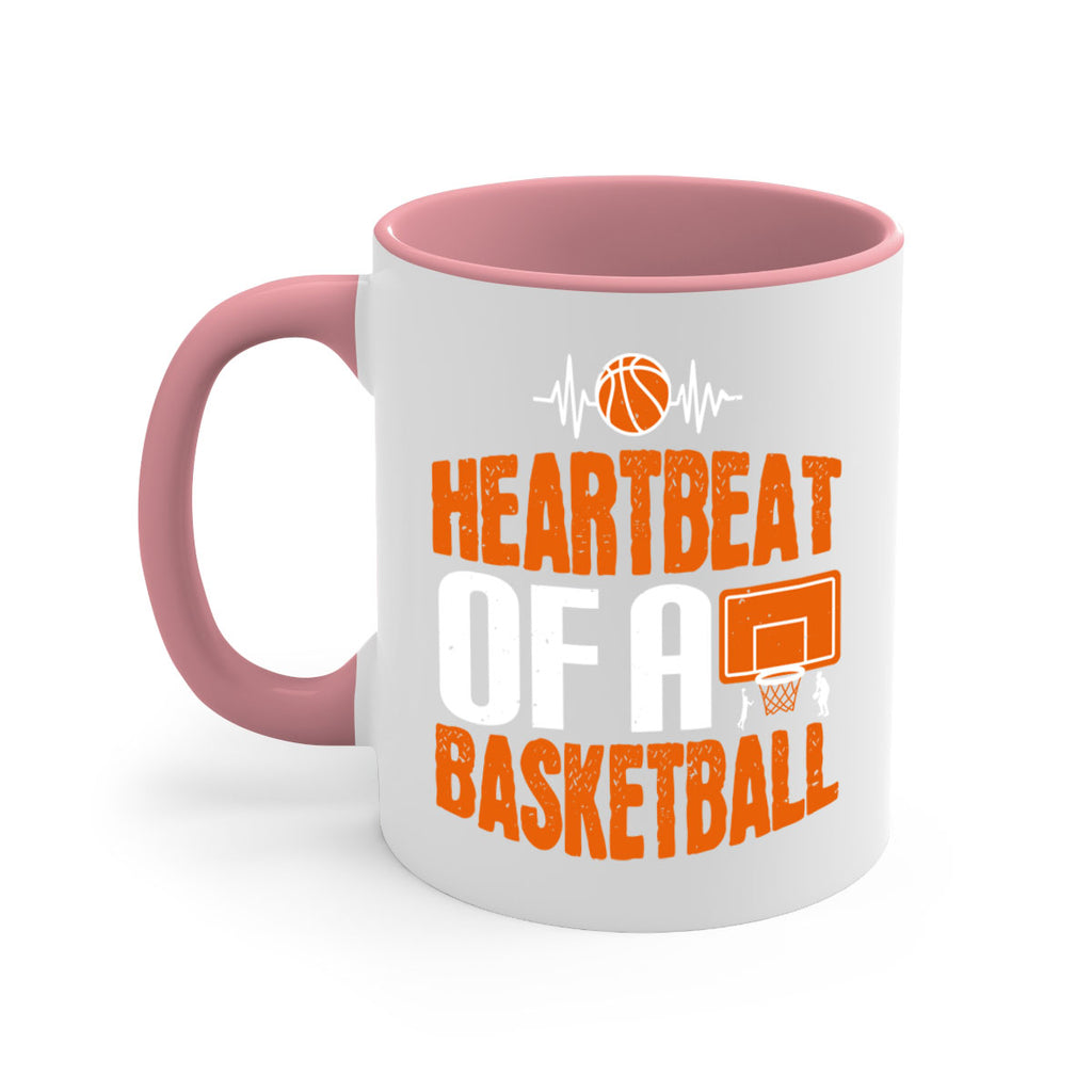 Heartbeat of a basketball 1191#- basketball-Mug / Coffee Cup