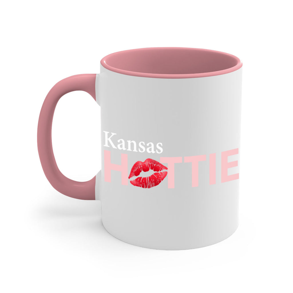 Kansas Hottie With Red Lips 70#- Hottie Collection-Mug / Coffee Cup