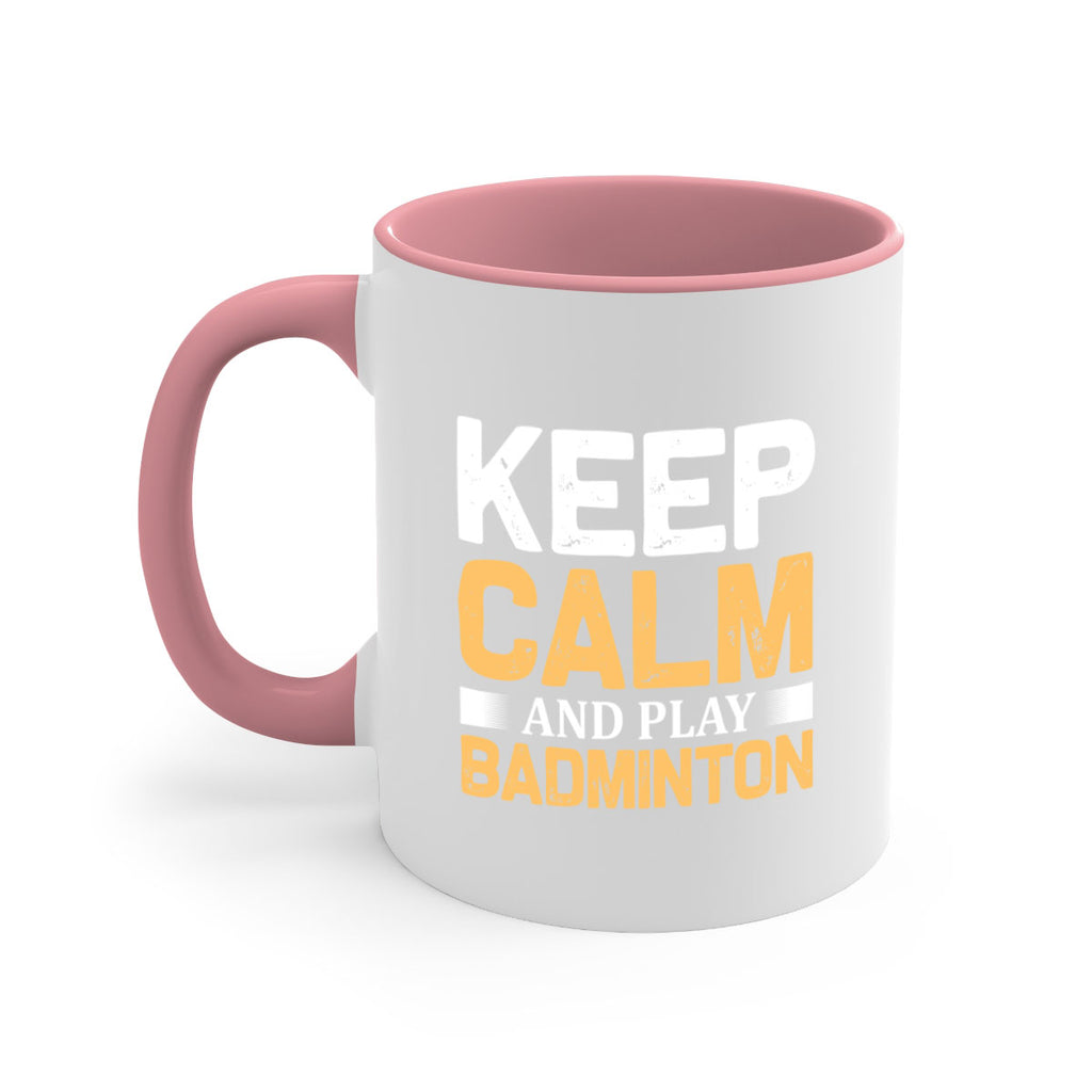 Keep calm 958#- badminton-Mug / Coffee Cup