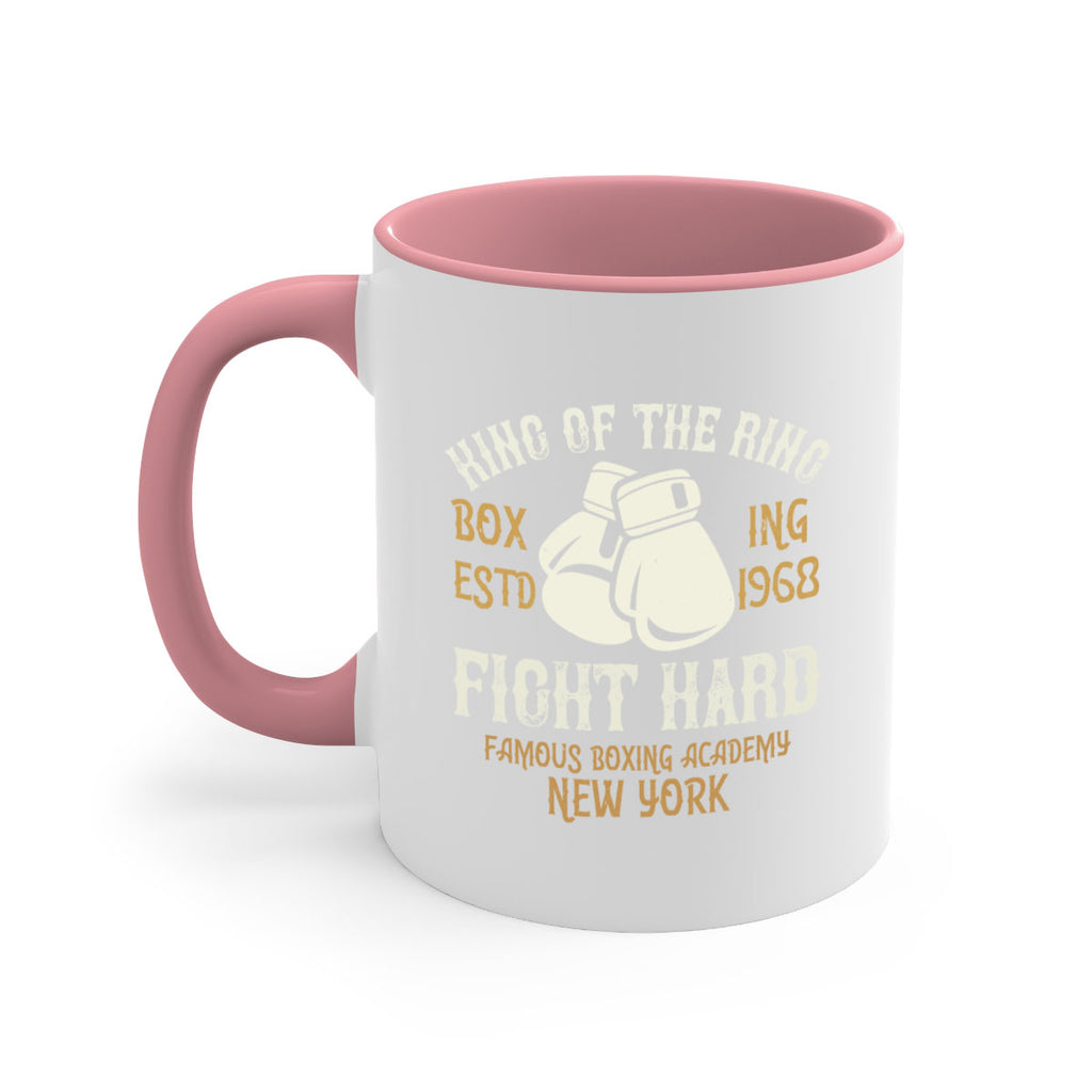 King Of The Ring Boxing Estd Fight Hard Famous Boxing Academy New York 1907#- boxing-Mug / Coffee Cup