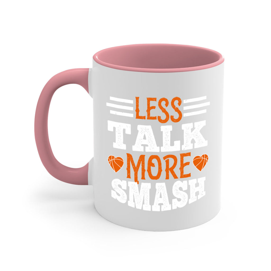 Less talk more smash 2063#- basketball-Mug / Coffee Cup