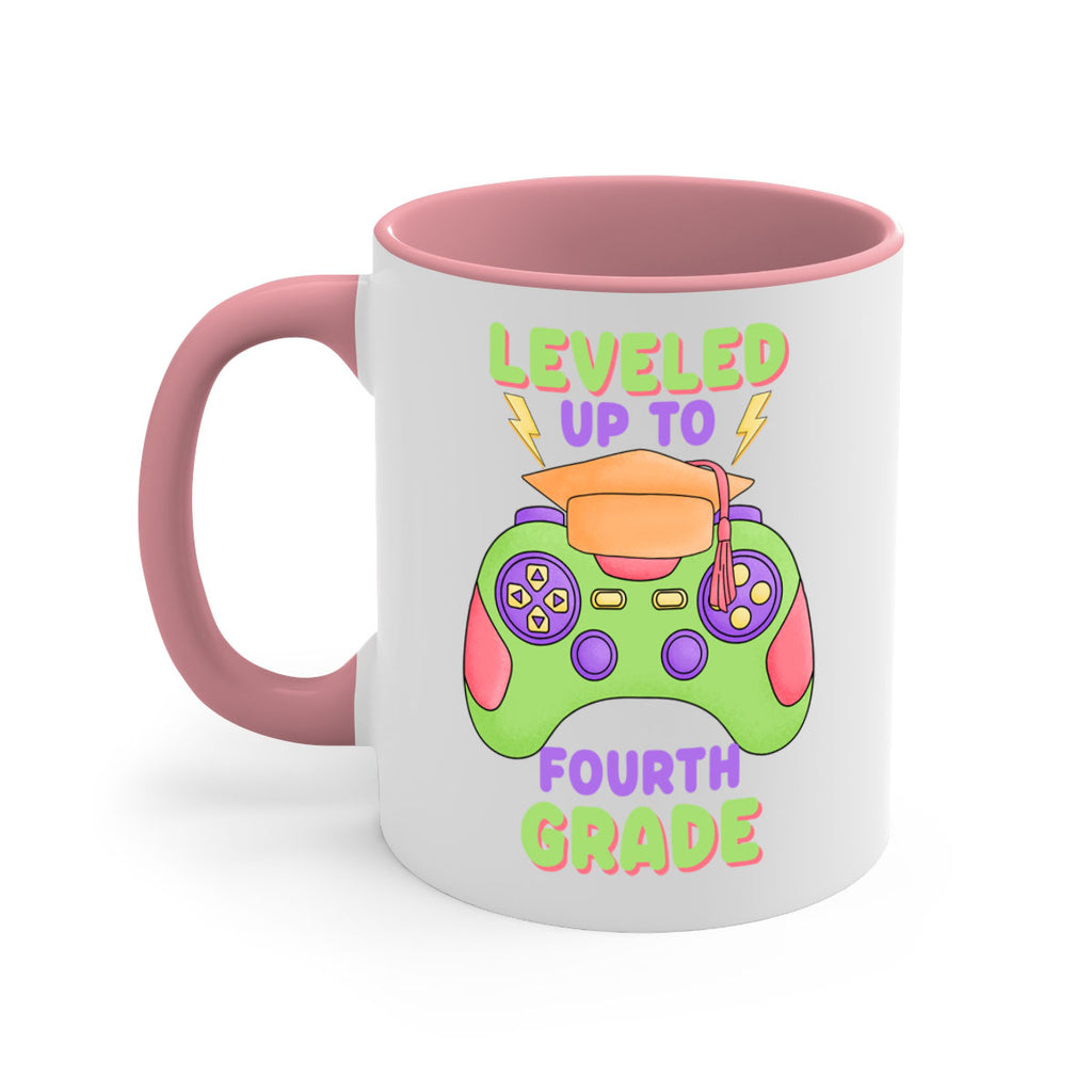 Leveled up to 4th Grade 16#- 4th grade-Mug / Coffee Cup