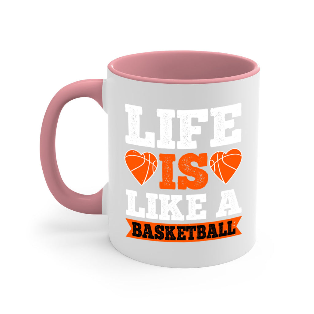 Life is like a basketball 2042#- basketball-Mug / Coffee Cup