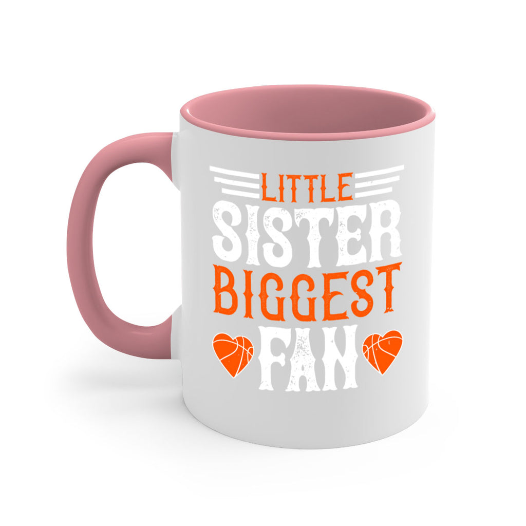 Little sister biggest fan 836#- basketball-Mug / Coffee Cup