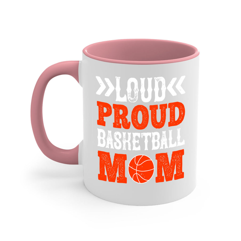 Loud proud basketball mom 741#- basketball-Mug / Coffee Cup