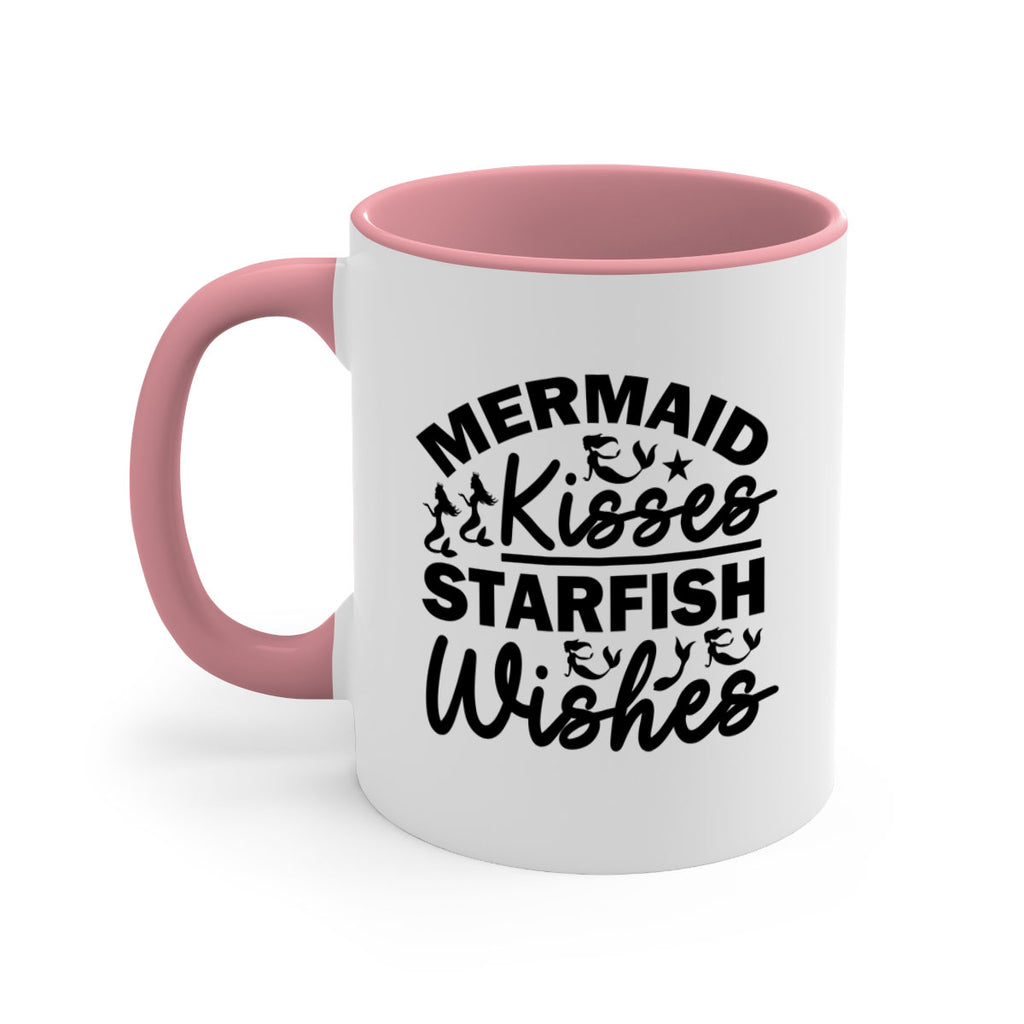 Mermaid Kisses Starfish Wishes 424#- mermaid-Mug / Coffee Cup