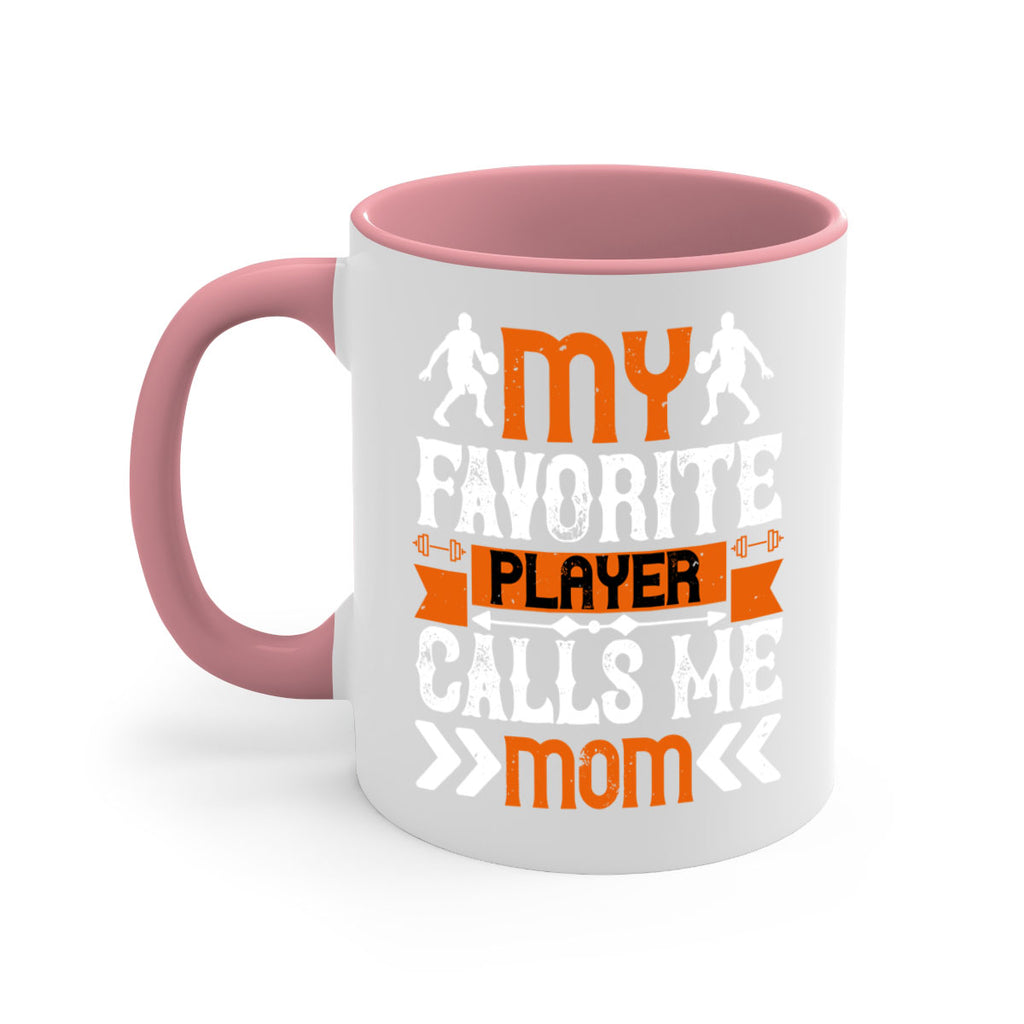 My favorite player calls me mom 1857#- basketball-Mug / Coffee Cup