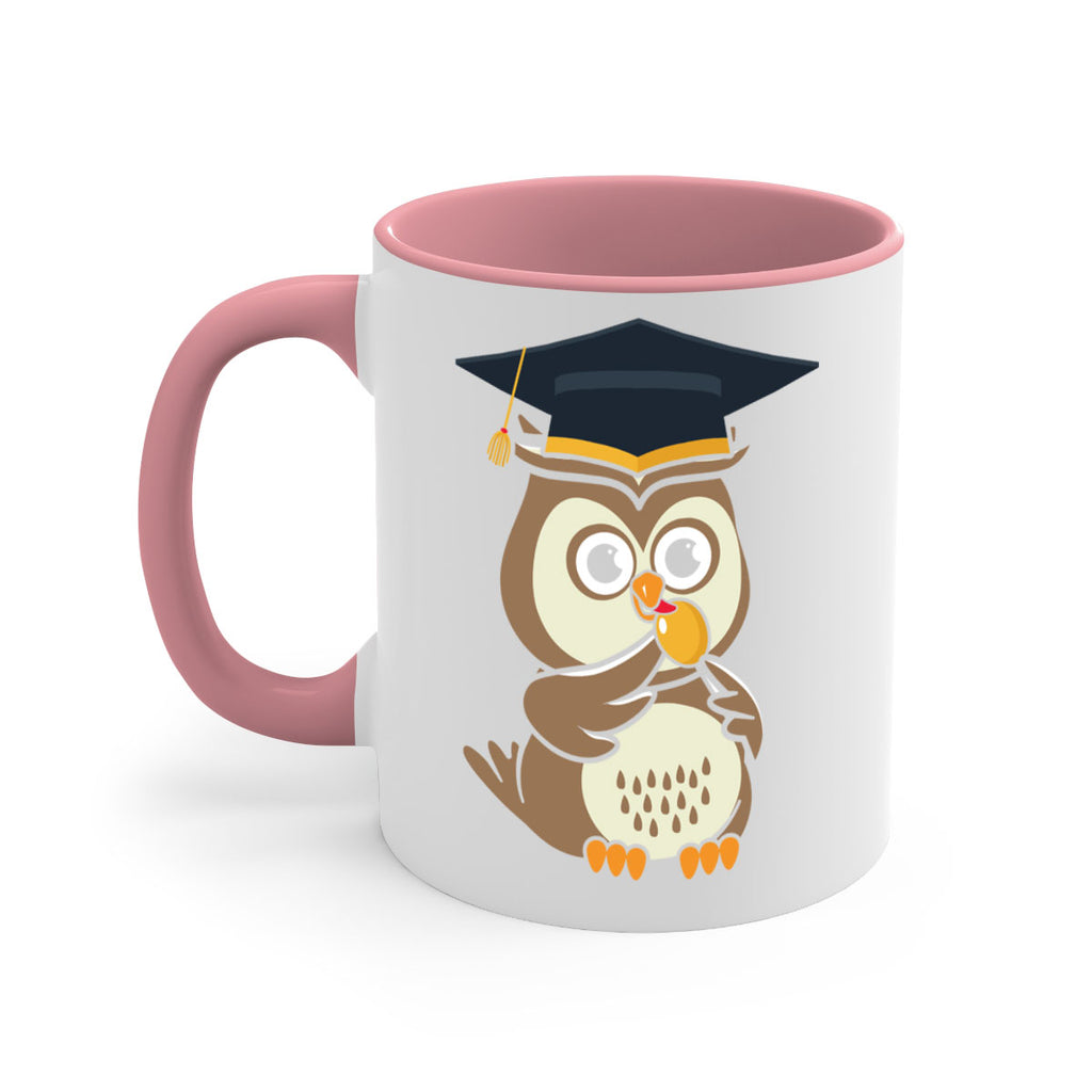 Profesor Owl Licks Candy A TurtleRabbit 17#- owl-Mug / Coffee Cup