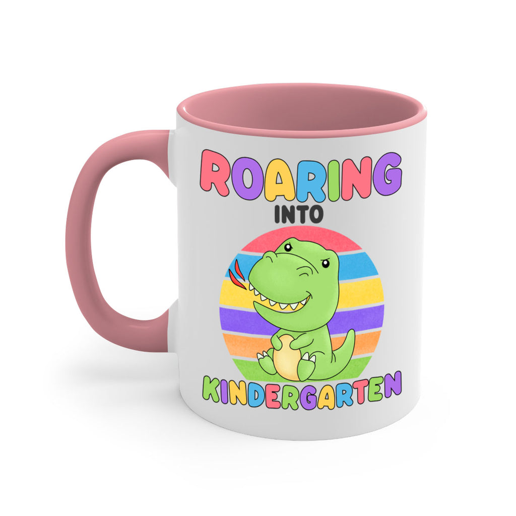 Roaring to Kindergarten Trex 19#- Kindergarten-Mug / Coffee Cup