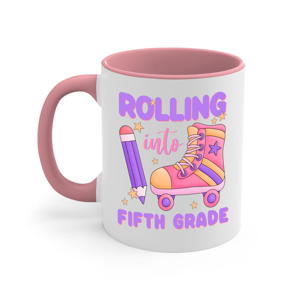 Rolling into 5th Grade 26#- 5th grade-Mug / Coffee Cup