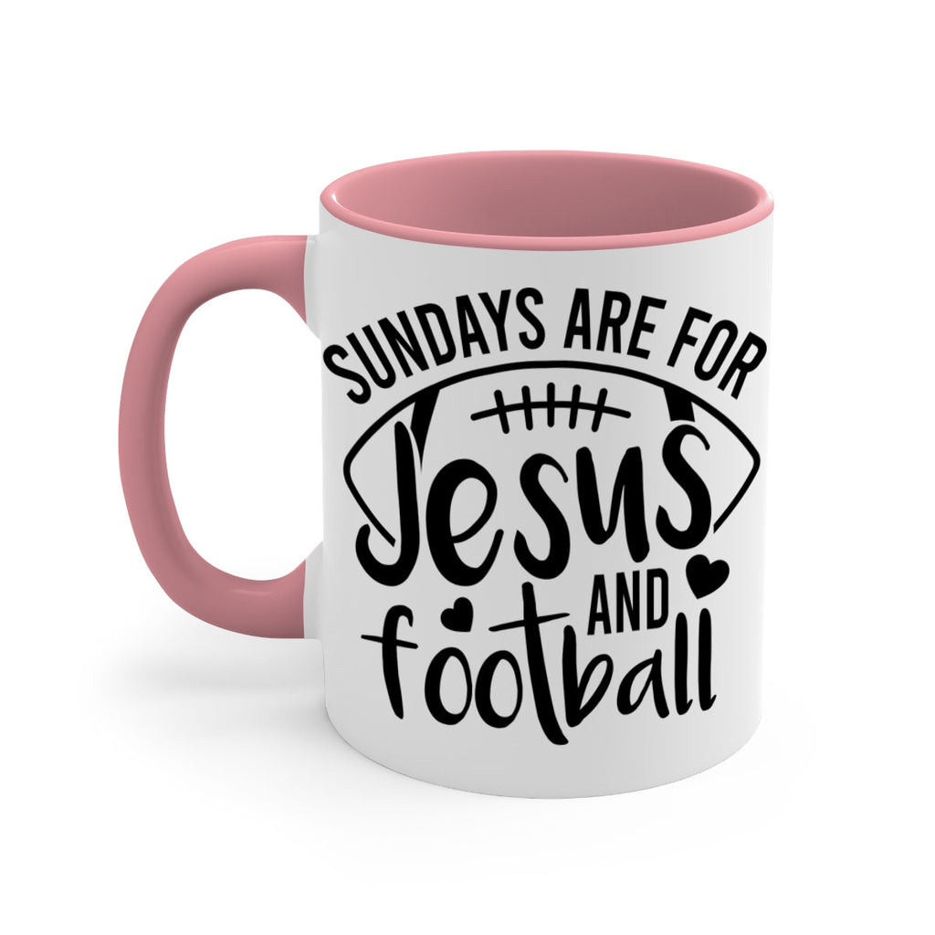 Sundays are for jesus and football 423#- football-Mug / Coffee Cup