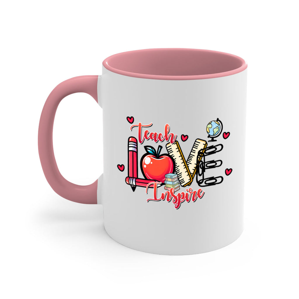 Teach Inspire Valentine 16#- teacher-Mug / Coffee Cup