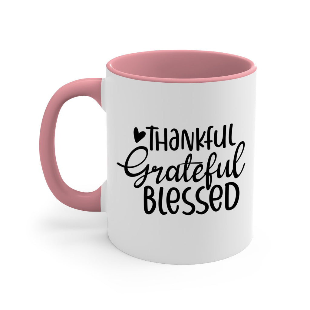 Thankful Grateful Blessed 605#- fall-Mug / Coffee Cup
