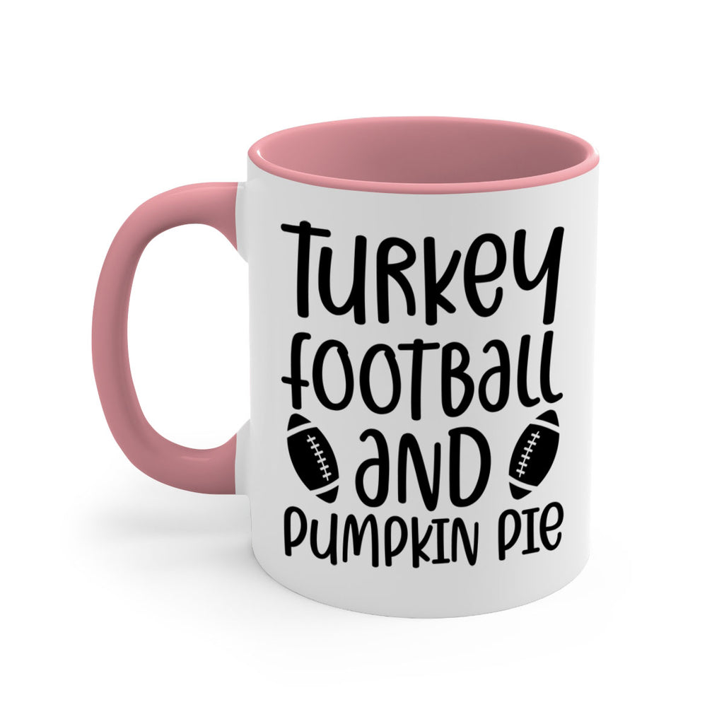Turkey Football And Pumpkin Pie 622#- fall-Mug / Coffee Cup