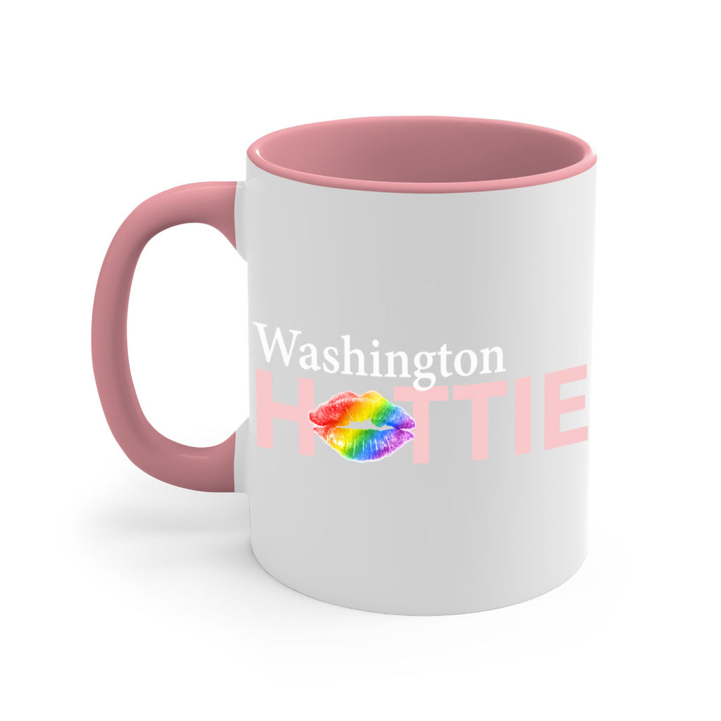 Washington Hottie with rainbow lips 98#- Hottie Collection-Mug / Coffee Cup