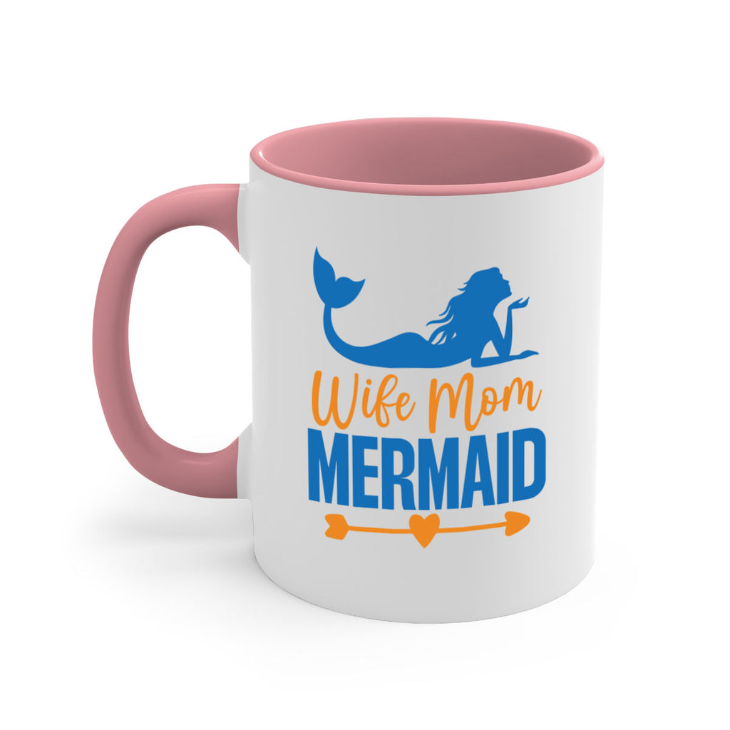 Wife Mom Mermaid 673#- mermaid-Mug / Coffee Cup