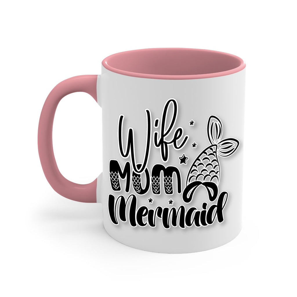 Wife Mom Mermaid 675#- mermaid-Mug / Coffee Cup