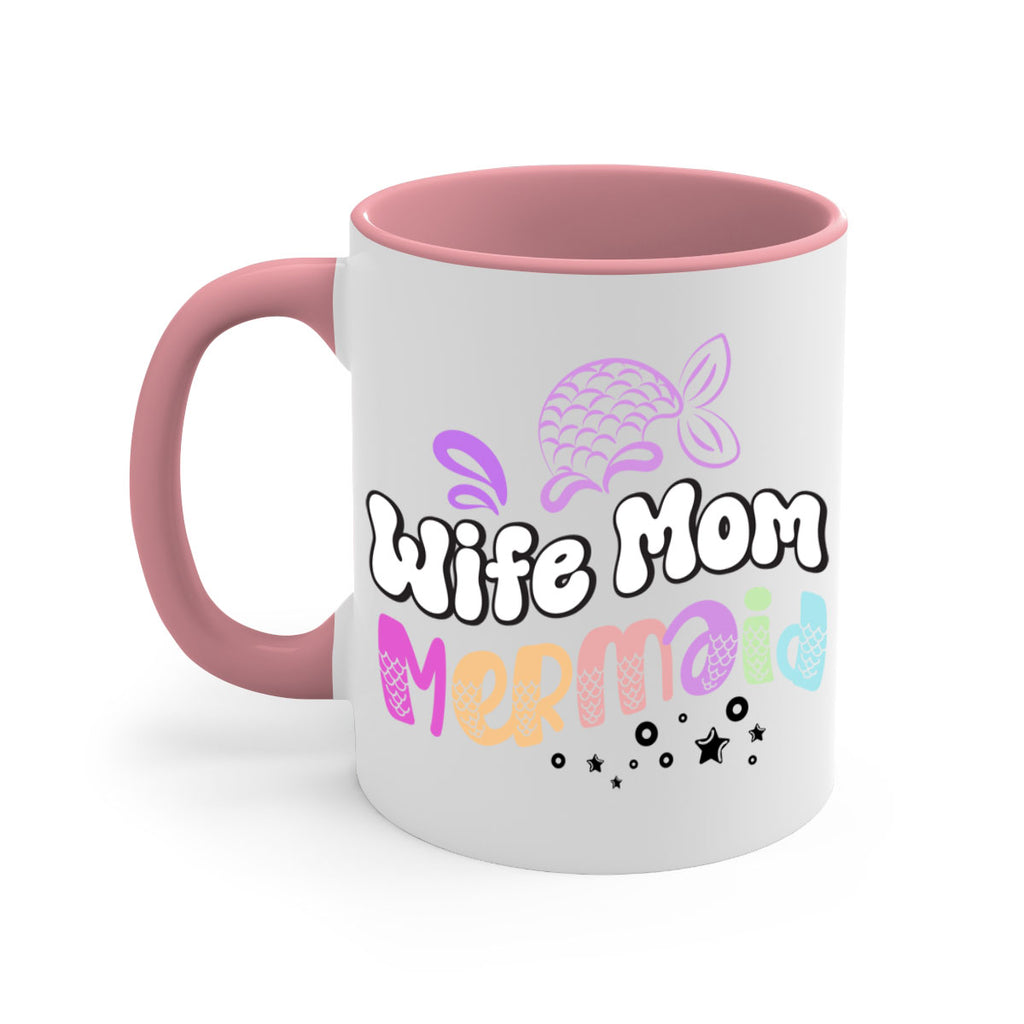 Wife Mom Mermaid 676#- mermaid-Mug / Coffee Cup