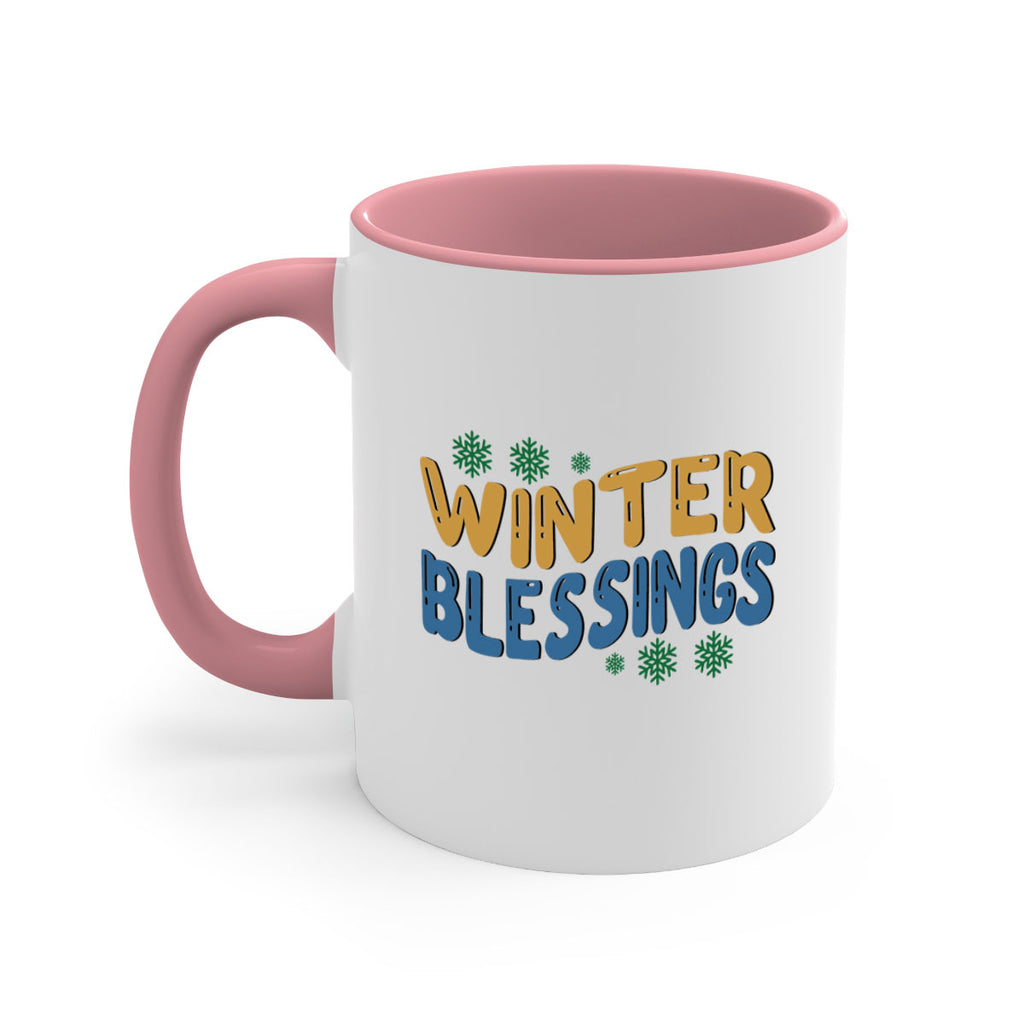Winter Blessings 547#- winter-Mug / Coffee Cup