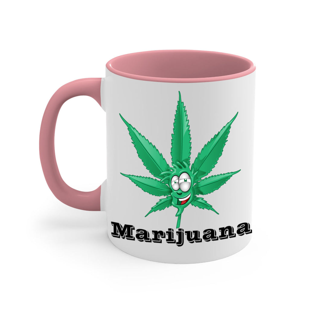 marijuana happy face 199#- marijuana-Mug / Coffee Cup