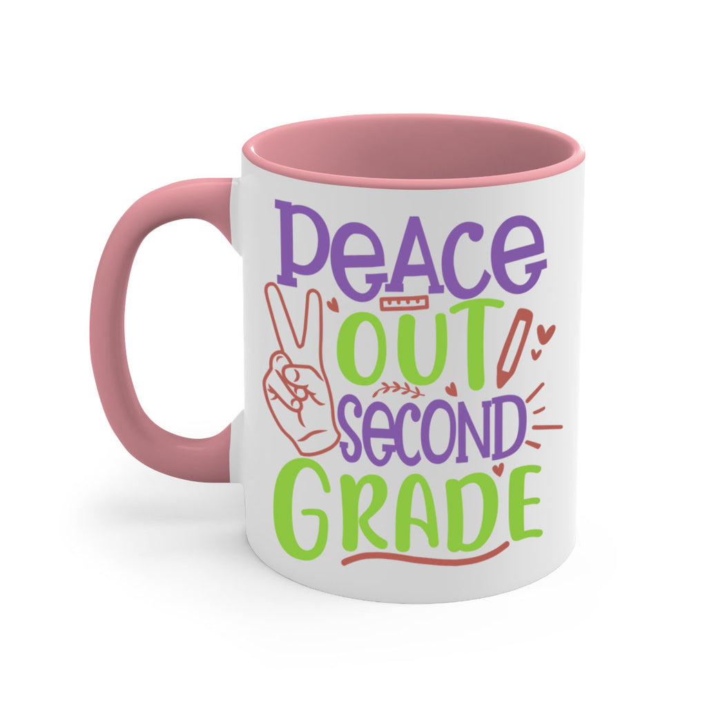 peace out 2nd grade 1#- second grade-Mug / Coffee Cup