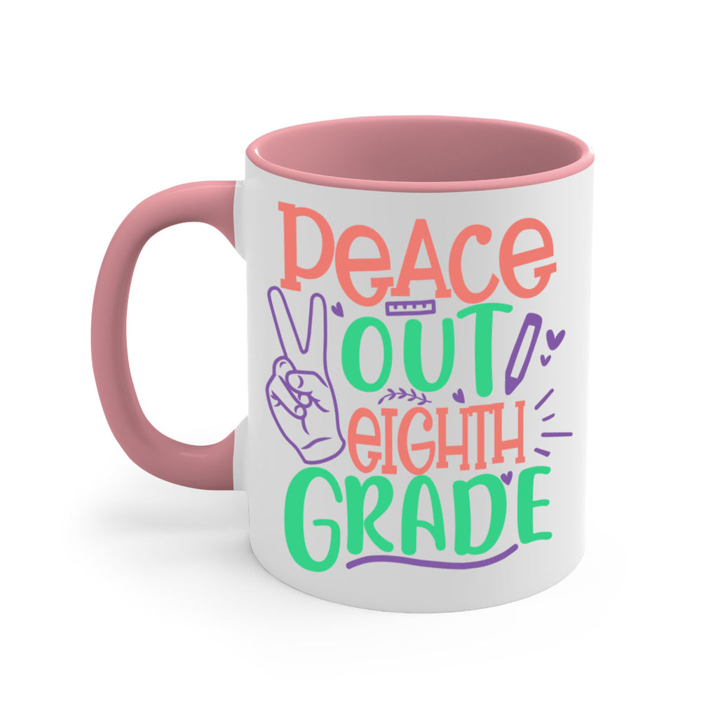peace out 8th gradee 3#-8th grade-Mug / Coffee Cup