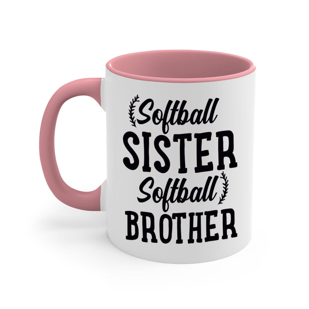 softball sister softball brother 2273#- softball-Mug / Coffee Cup
