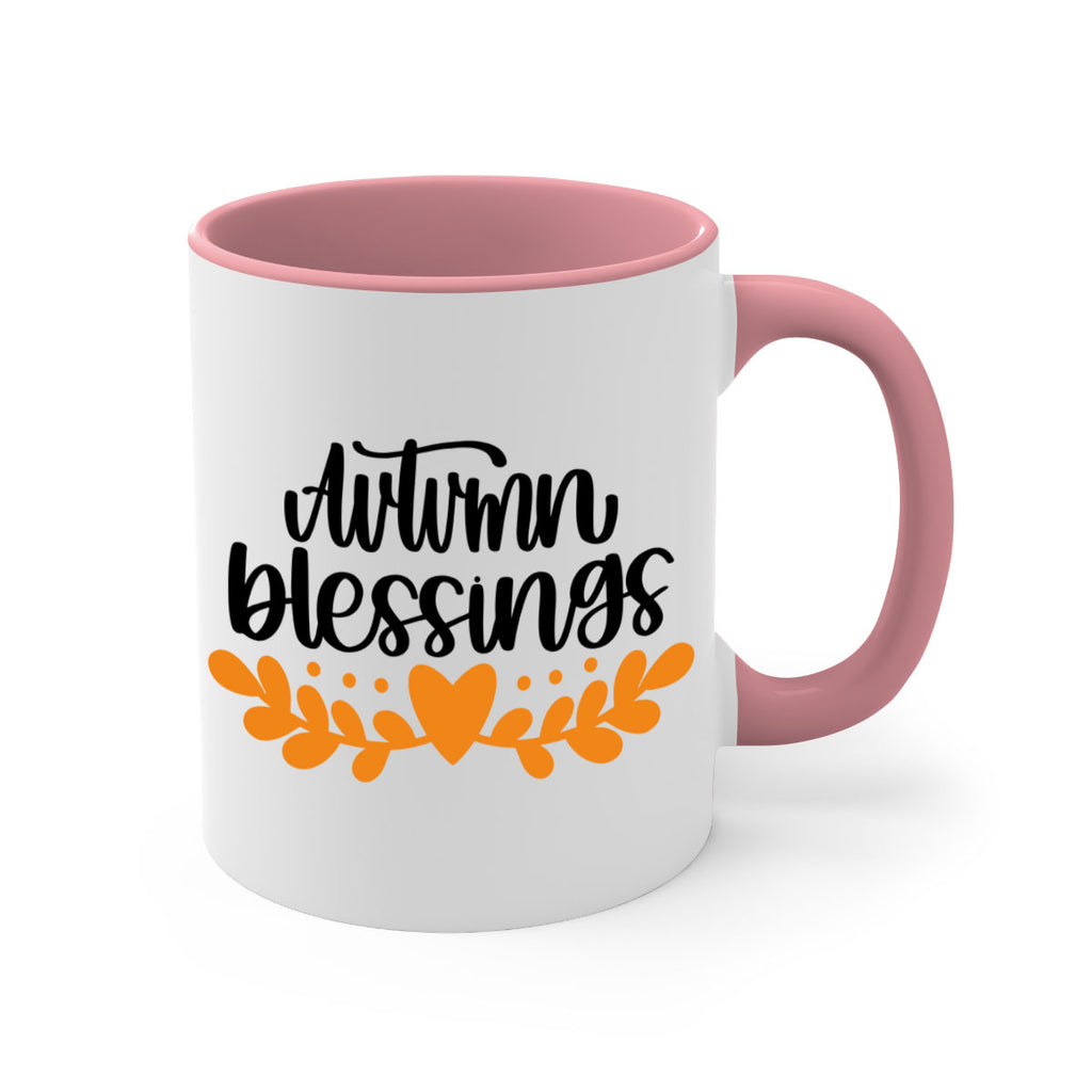 Autumn Blessings 472#- fall-Mug / Coffee Cup