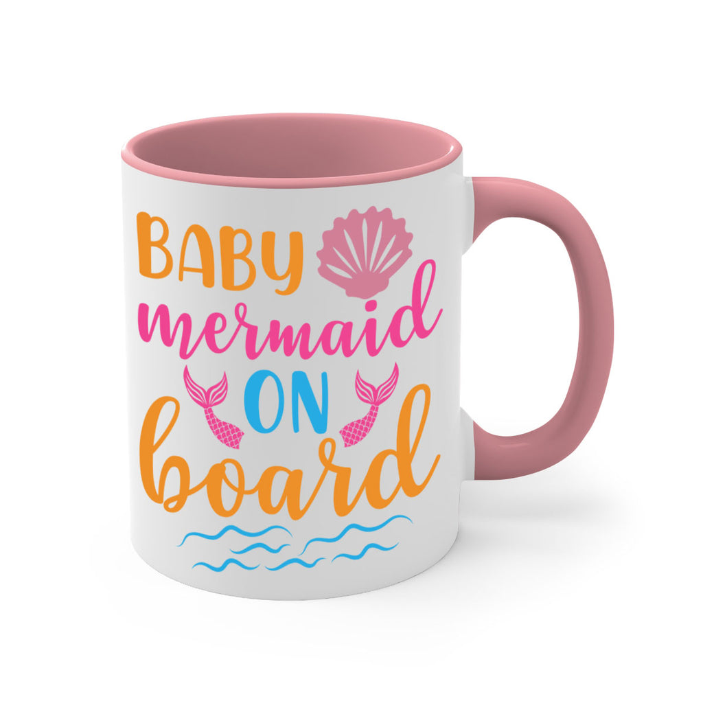 Baby Mermaid On Board 39#- mermaid-Mug / Coffee Cup
