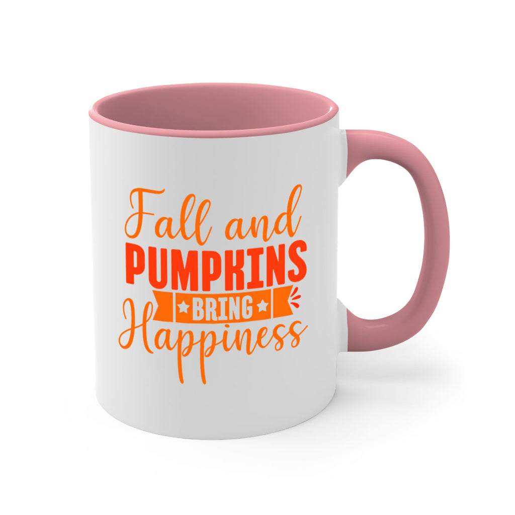 Fall And Pumpkins Bring Happiness Design 84#- fall-Mug / Coffee Cup