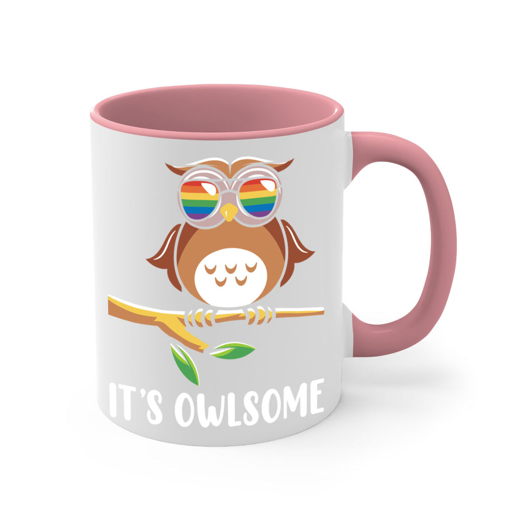 Funny Owl Gift Im Owlsome A TurtleRabbit 7#- owl-Mug / Coffee Cup