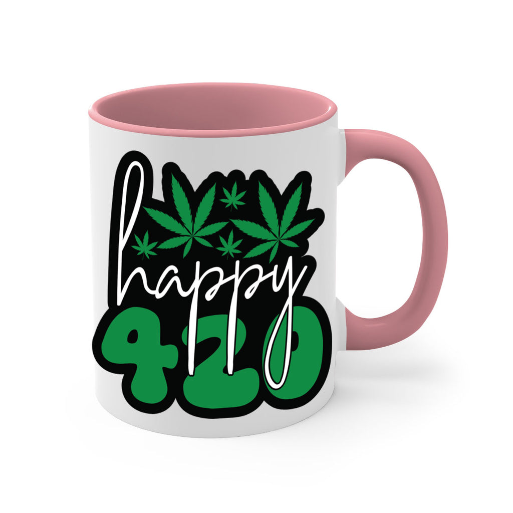 Happy 420 102#- marijuana-Mug / Coffee Cup