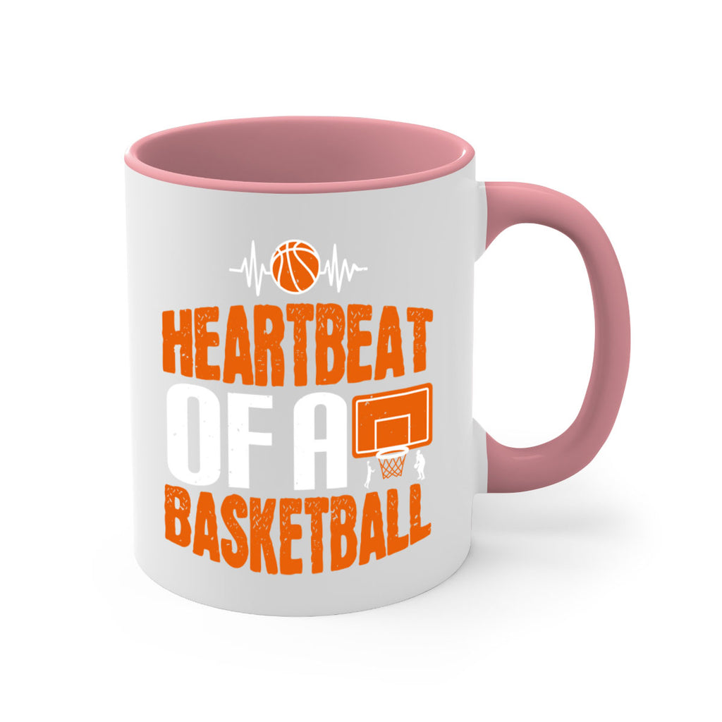 Heartbeat of a basketball 1191#- basketball-Mug / Coffee Cup