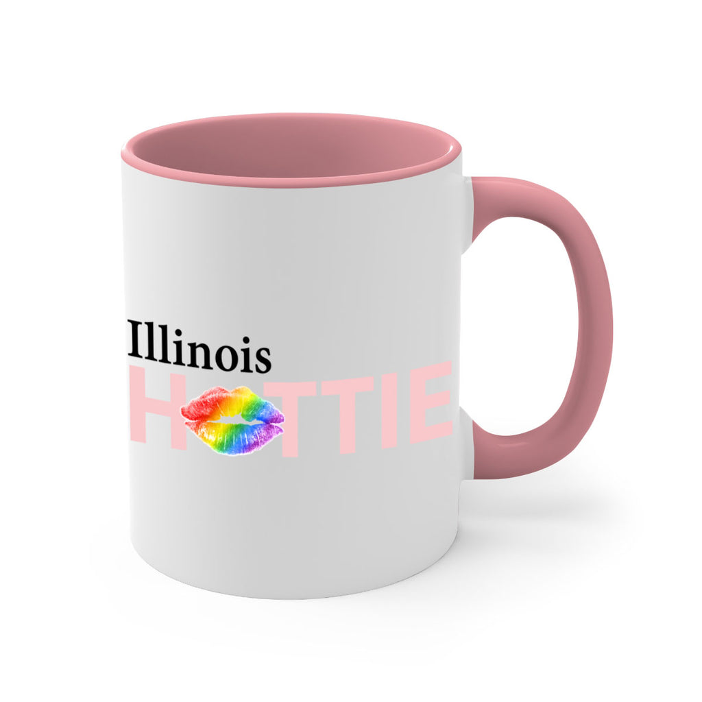 Illinois Hottie with rainbow lips 13#- Hottie Collection-Mug / Coffee Cup