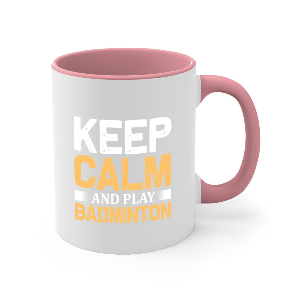 Keep calm 958#- badminton-Mug / Coffee Cup