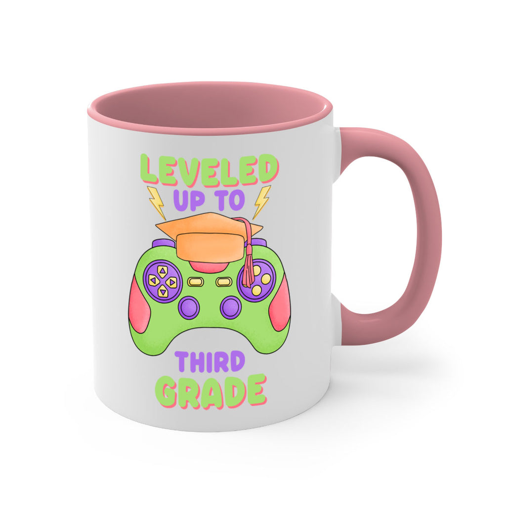 Leveled up to 3rd Grade 15#- Third Grade-Mug / Coffee Cup