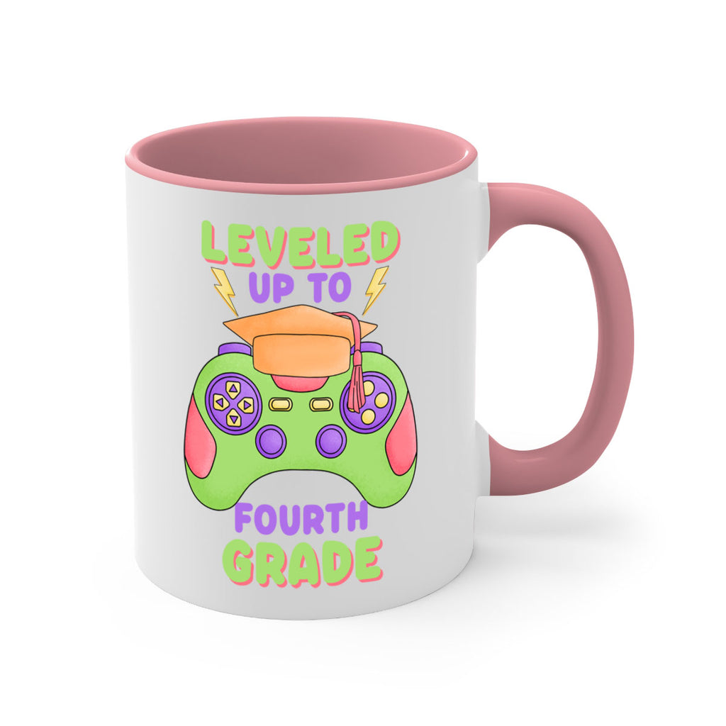 Leveled up to 4th Grade 16#- 4th grade-Mug / Coffee Cup