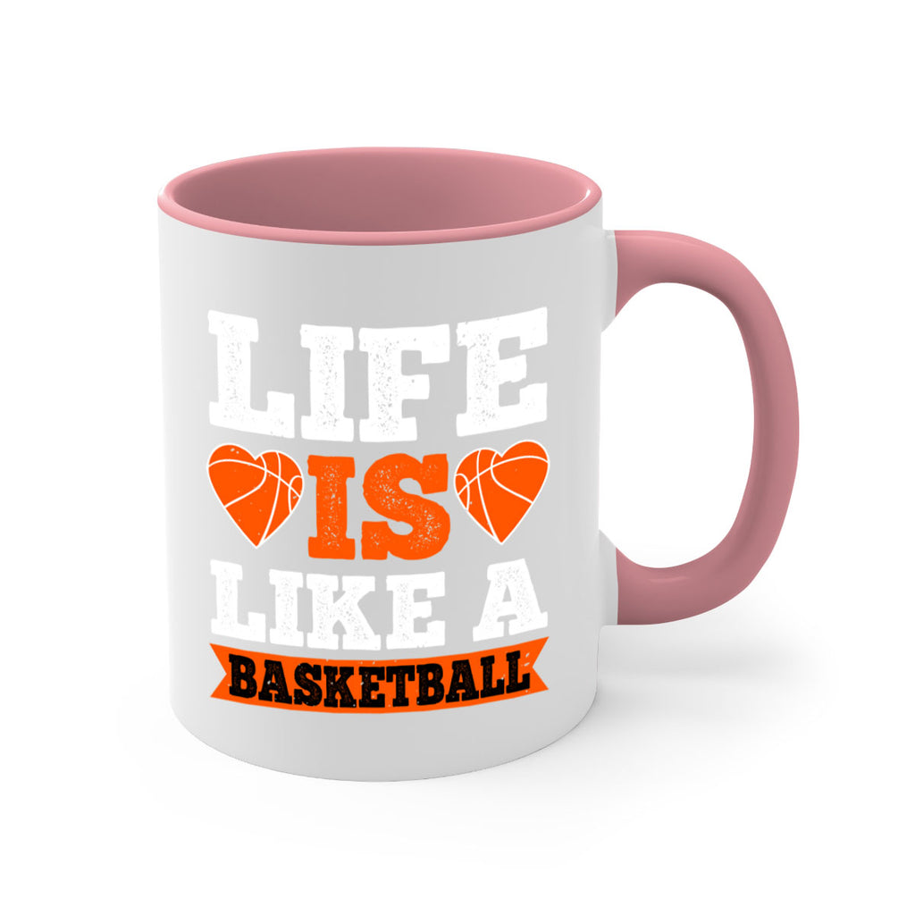 Life is like a basketball 2042#- basketball-Mug / Coffee Cup