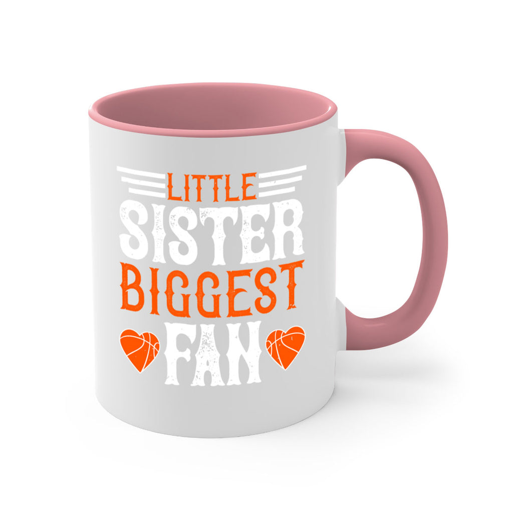 Little sister biggest fan 836#- basketball-Mug / Coffee Cup