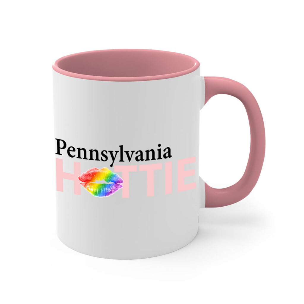 Pennsylvania Hottie with rainbow lips 38#- Hottie Collection-Mug / Coffee Cup