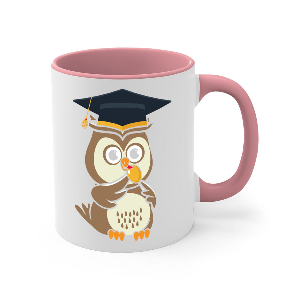 Profesor Owl Licks Candy A TurtleRabbit 17#- owl-Mug / Coffee Cup