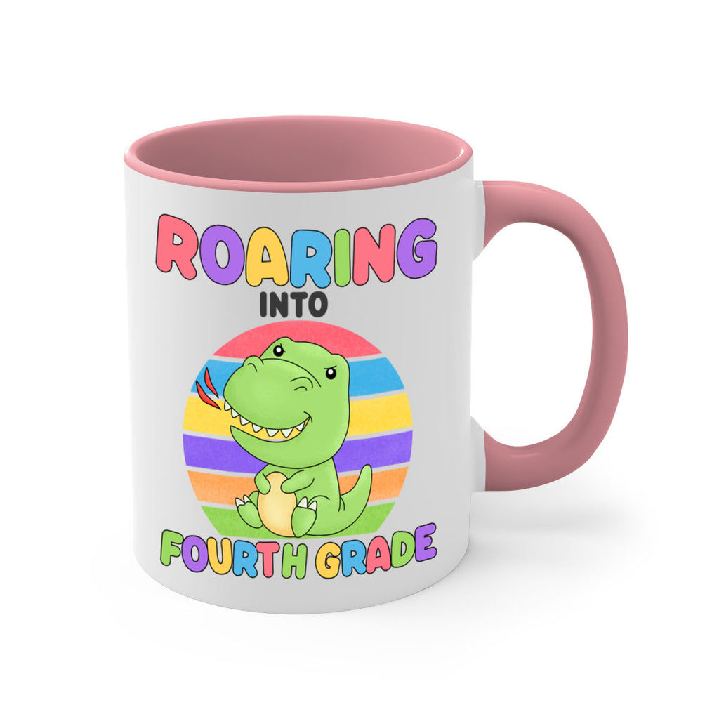 Roaring to 4th Grade Trex 24#- 4th grade-Mug / Coffee Cup