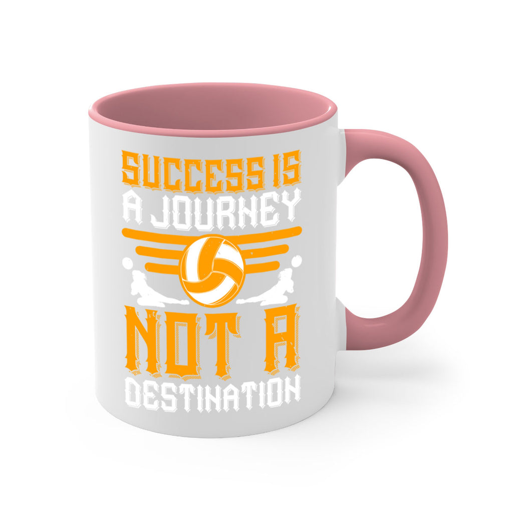 Success is a journey not a destination Style 426#- volleyball-Mug / Coffee Cup