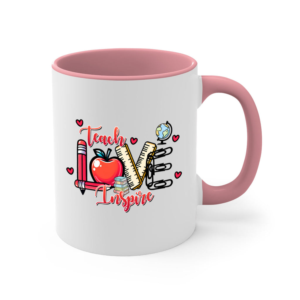 Teach Inspire Valentine 16#- teacher-Mug / Coffee Cup