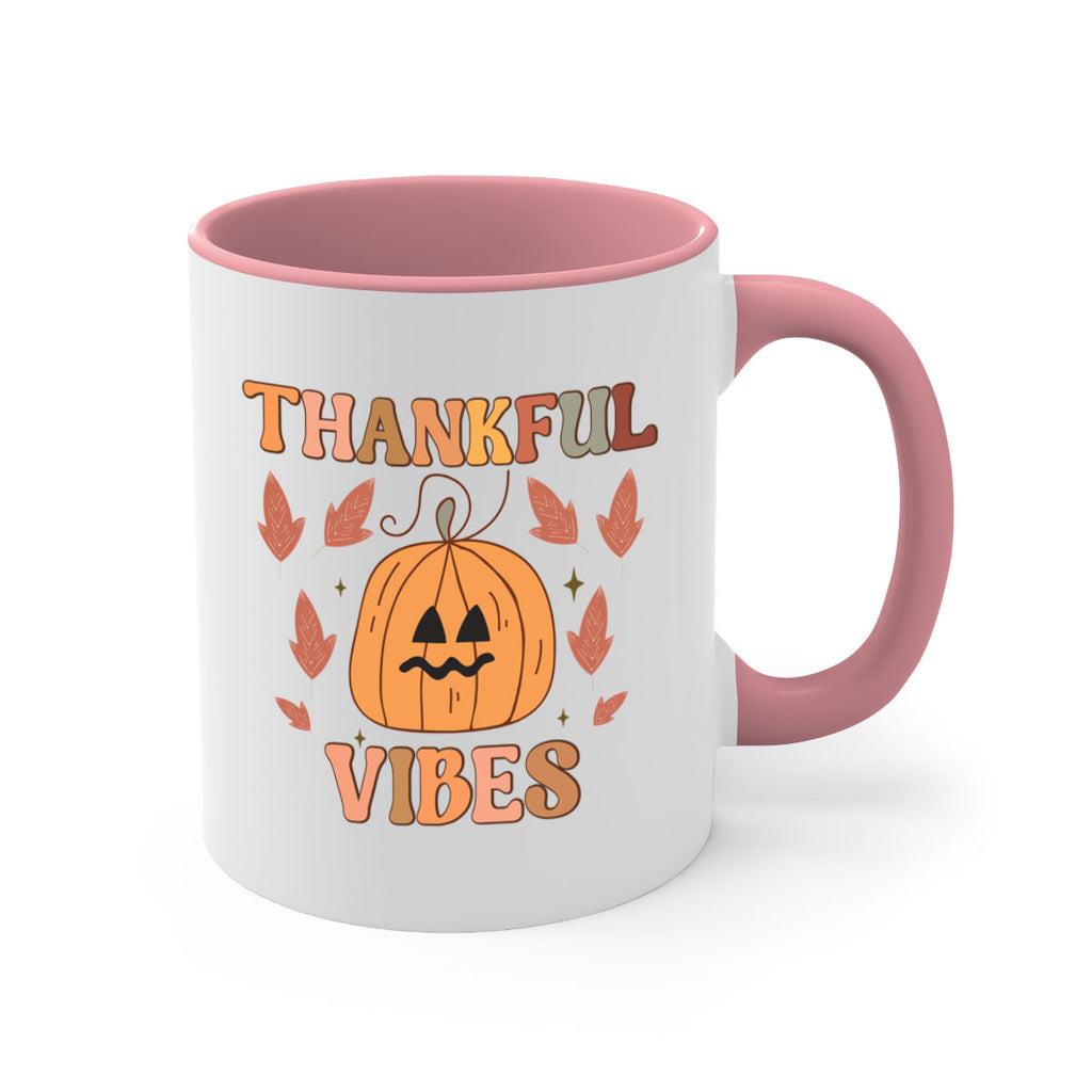 Thankful Vibes 607#- fall-Mug / Coffee Cup