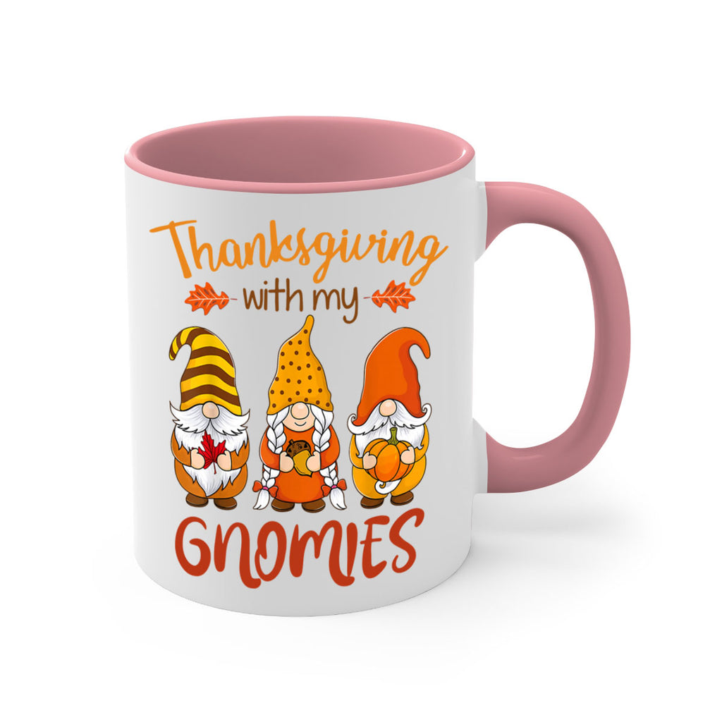ThanksgivingWithGnomiesFall 610#- fall-Mug / Coffee Cup